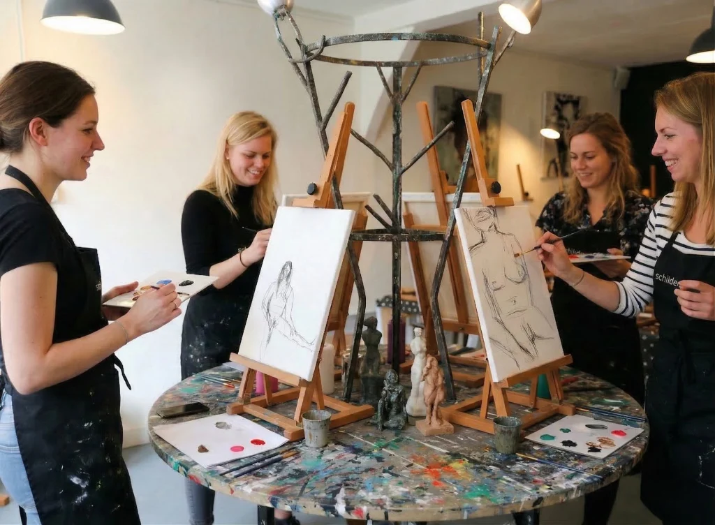 Workshop Naaktmodel Schilderen